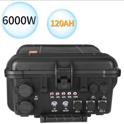 Portable 6000W/6216wh Ternary Lithium Battery Energy Storage Emergency Power Station
