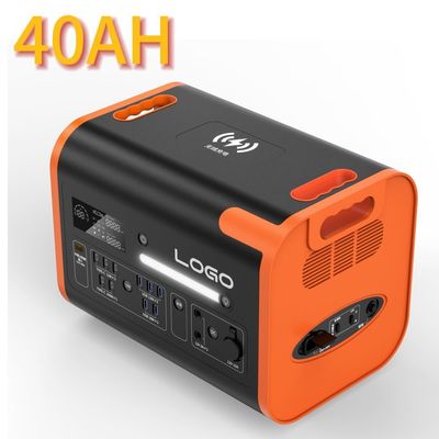 Emergency Energy Storage Power Station with 2400W Portable and Type-C 3*18W/2*100W