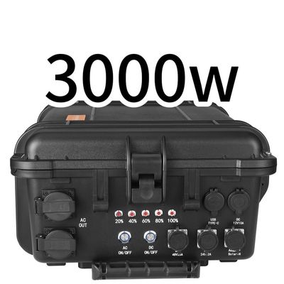 Portable Pull Rod with Pulley Multi-Functional Emergency Backup Power Station 3000W