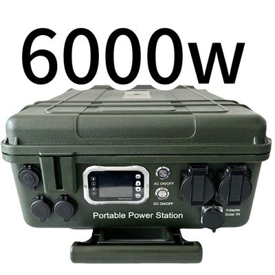6048wh Large Capacity Mobile Power Solar Generator 6000W Power Station for High Demand