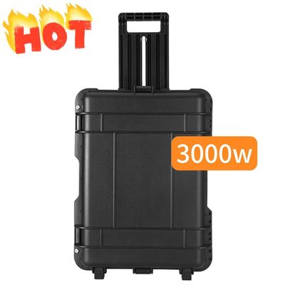 3000W Pure Sine Wave Outdoor Portable Generator for Customizable Communication and Camping