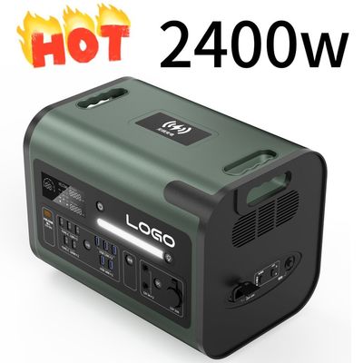 2400W Outdoor Mobile Power Station with Customizable Type C and 90 Minutes Charging Time
