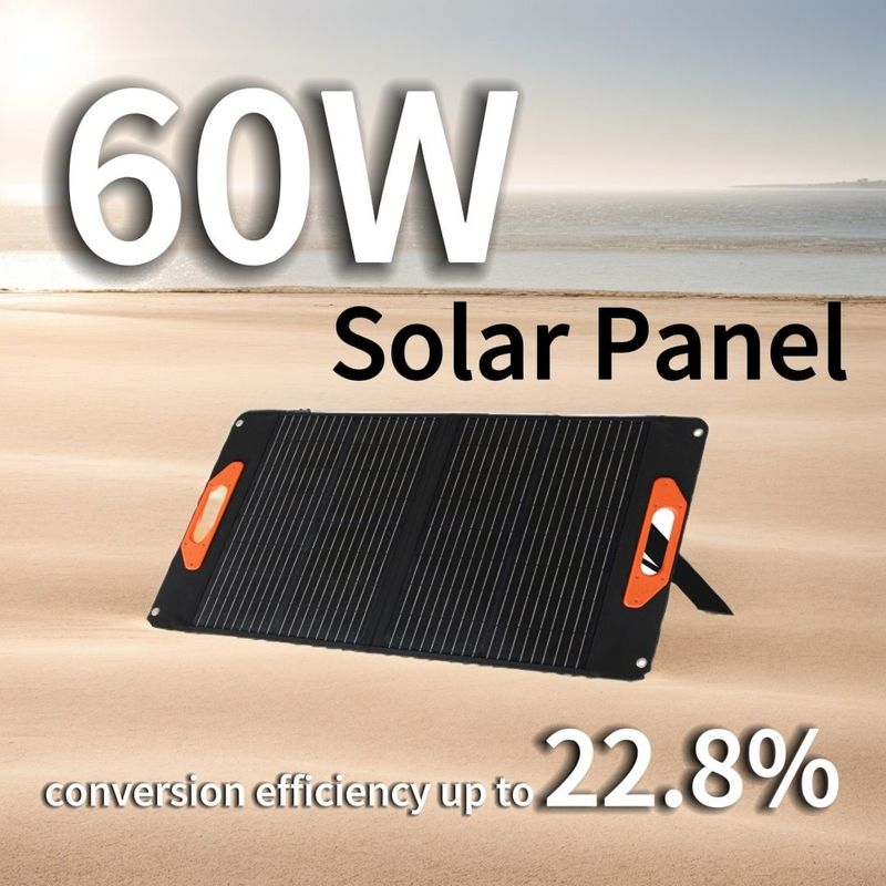 USB-C Output Pd 45W Max 5V/9V/12V/15V Solar Panel 50W 60W 100W Mono Poly