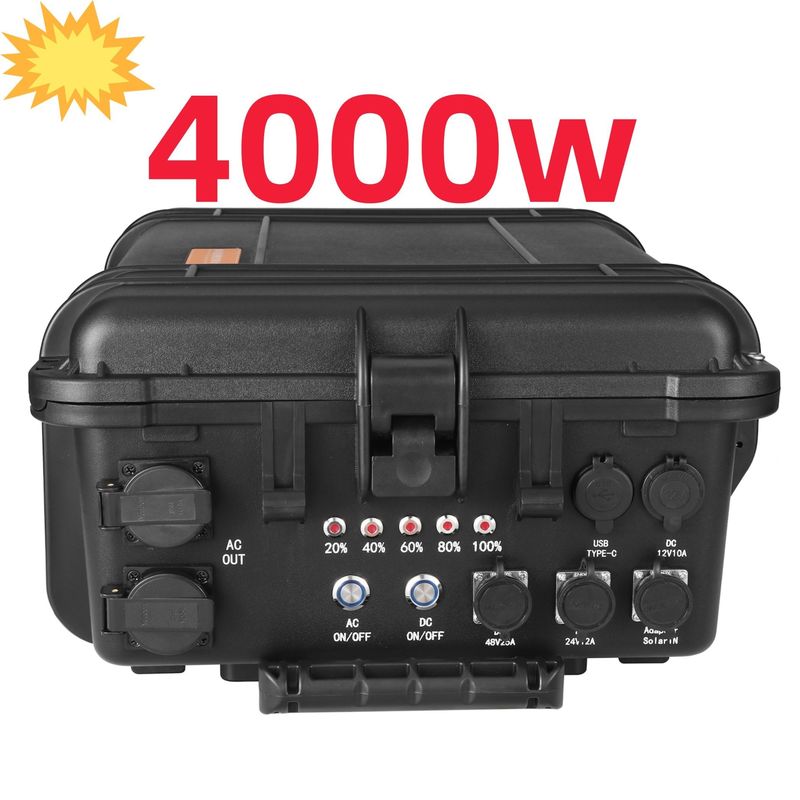 High Capacity LiFePO4 Lithium Ion Battery Portable Power Station for in 6-7h Charging Time