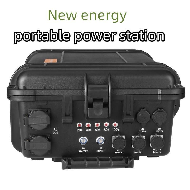 Ternary Lithium Battery 6000W Solar Generator for Outdoor Camping Drone Photography