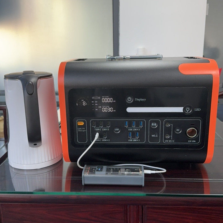 1800W-2400W Energy Storage Portable Power Station Solar Generator for Outdoor Travel