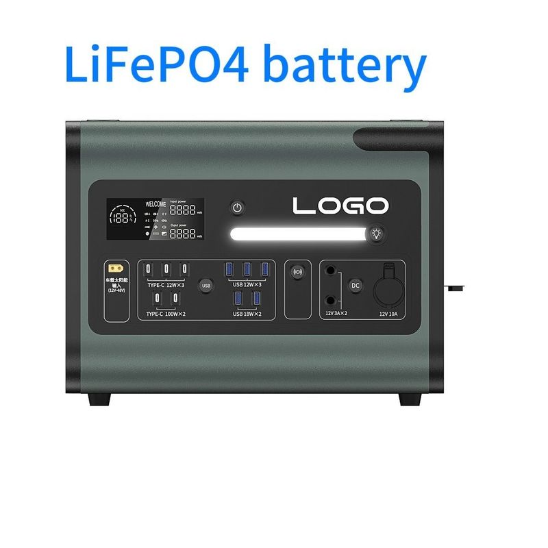 300W 500W 1800W Portable Rechargeable Solar Power Station for Emergency Travel Backup