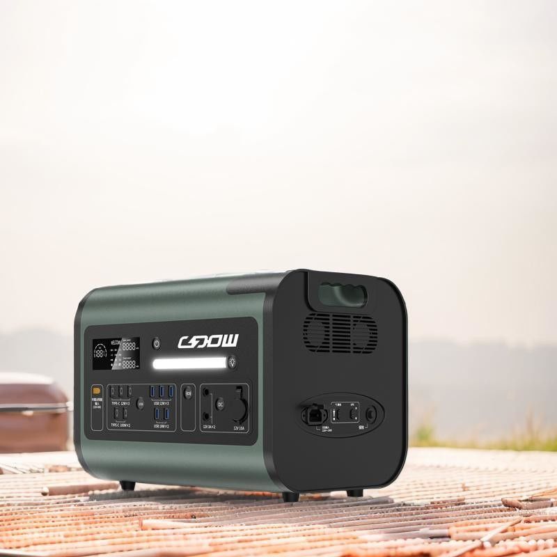 Wireless Charging 15W 1000W 2200W Portable Power Station for Outdoor Emergency Camping