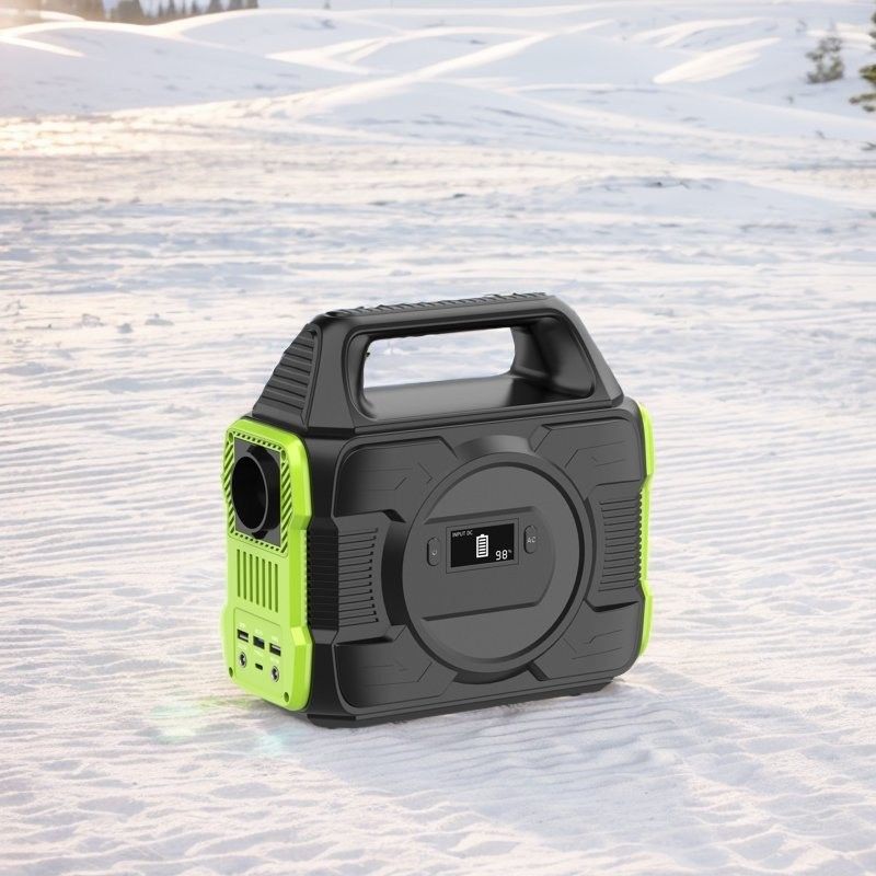 110V 300W Portable Fast Charging Station with LCD Display and 8000mAh Battery Capacity