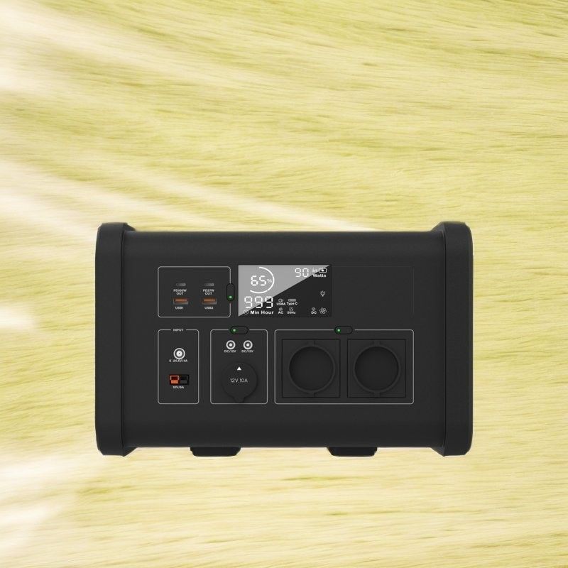 700W AC Output Emergency Power Reserve Solar Input Portable Energy Storage Power Station