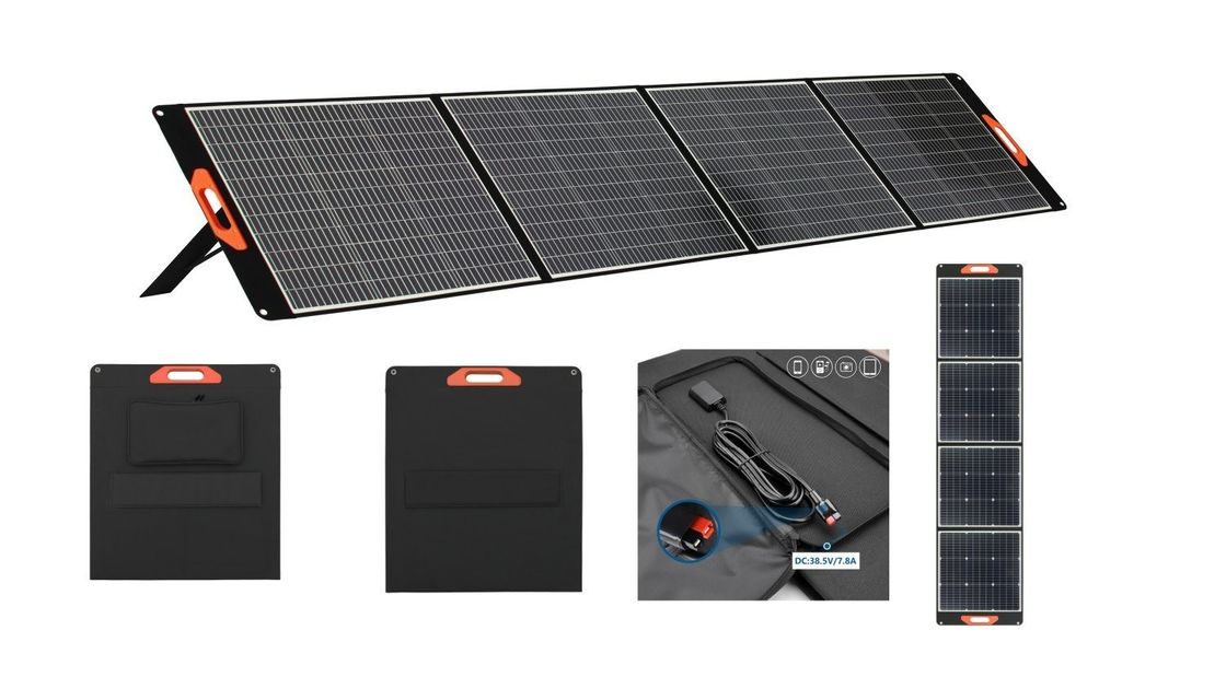 400W Single Crystal Solar Panels Multi-Device Compatible for Home/Outdoor and Versatile