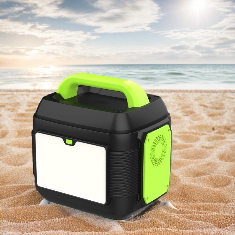 600W Energy Storage Emergency Mobile Power Supply with 300W Battery Bank and 200W Solar Chargers