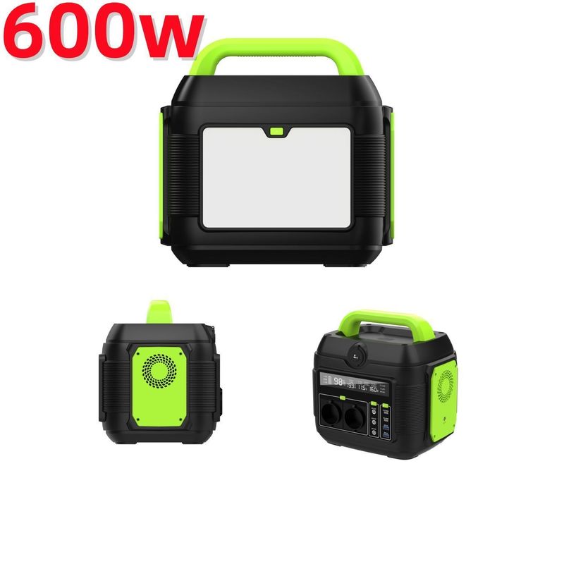 600W Hot Lithium Iron Phosphate Battery Portable Power Station Solar Generator with 1