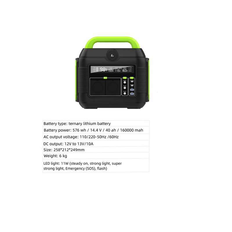 300W Solar Energy Storage System for Household Camping Emergency and Mobile Generator