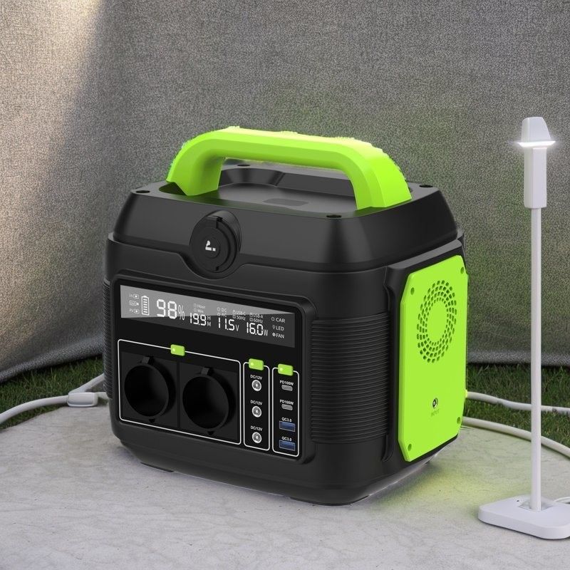 110V 220V LiFePO4 Battery DC AC Multiple Interfaces Portable Solar Power Station Ideal for Home