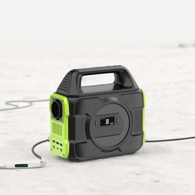 Outdoor Portable Power Station with Liquid Crystal Display and 2200W High Power Output