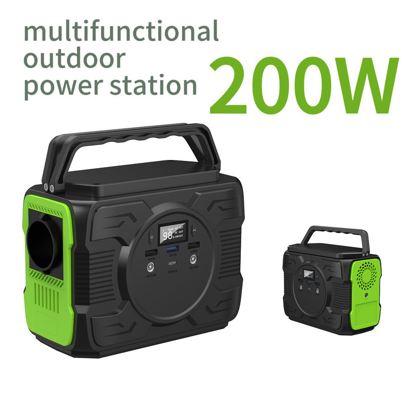 Modified Wave AC Output 200W Portable Power Supply for Outdoor Camping and Emergencies