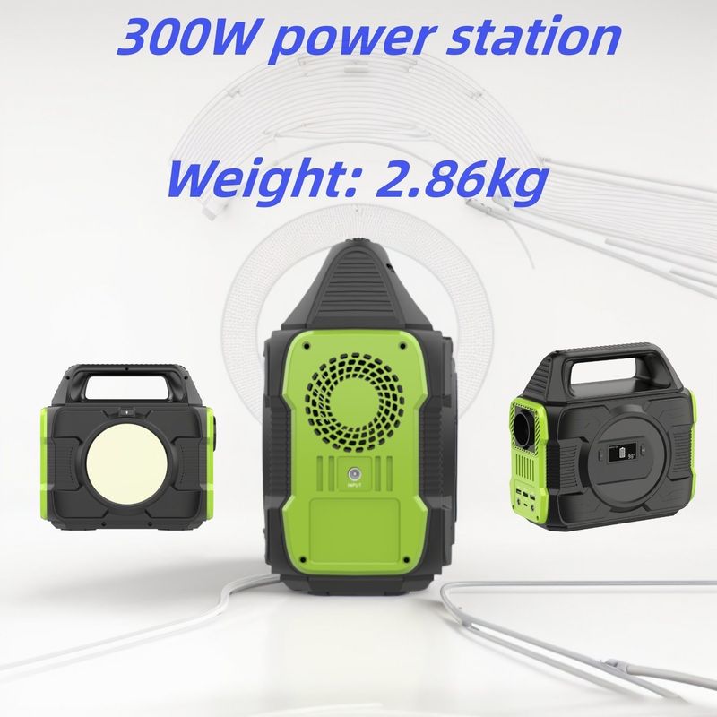 300W Portable Power Station 288wh Outdoor Solar Generator for Camping and RV Mobile Power