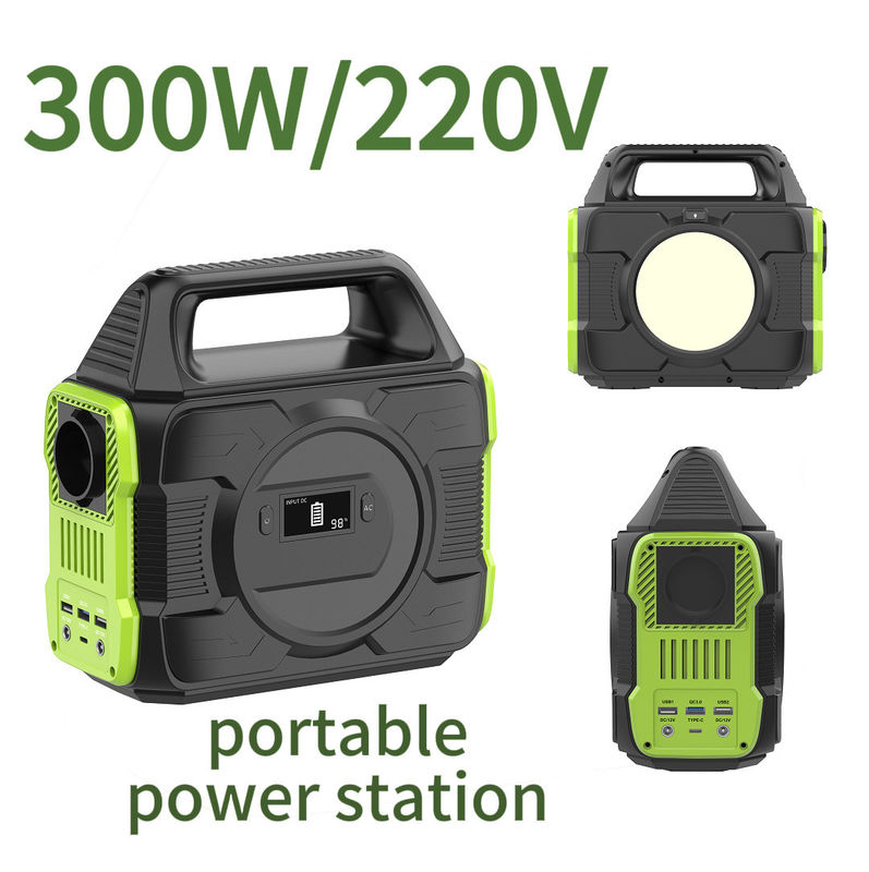 110V 220V Emergency Portable Battery Power Bank with Solar Panel and MPPT Technology