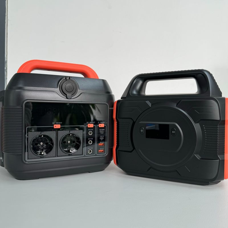 600W Home Sine Wave Energy Storage Power Portable Car Charging Station with LED Lights Camping Mobile Generator