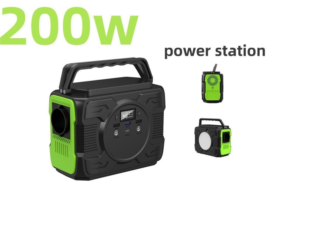 Hot Rechargeable Phone Charger 200W Portable Solar Generator with Customizable Colors
