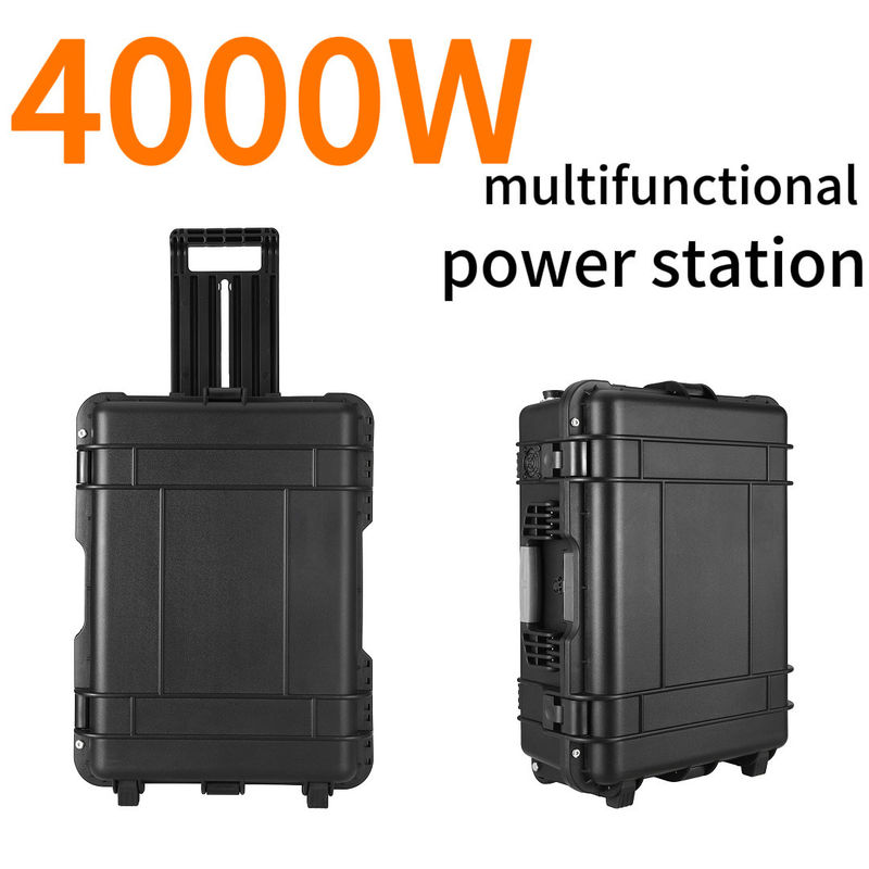 AC Pure Sine Wave Output Waveform 4000W Portable Power Station 220V with Customization