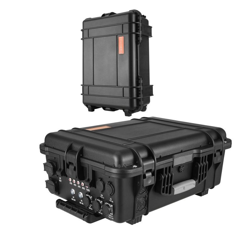 Energy Storage System 3000W Mobile Power Supply with Pull Rod Pulley Outdoor Indoor Emergency Power Station