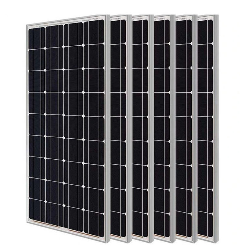 Maintenance-free 25-year Solar Roof Panel 100W 280W Monocrystalline Silicon Photovoltaic Module With Aluminum Frame