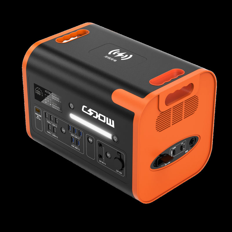 Home Outdoor Portable Power Station Solar Generator AC/DC Outlets Backup Lithium Battery