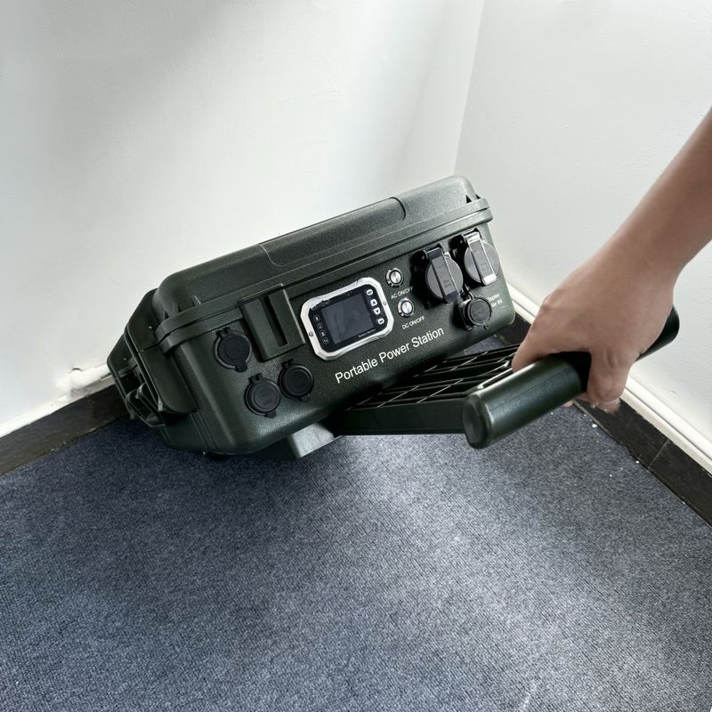 6000W portable home mobile generator LCD display solar charging car charging energy storage power station ABS material