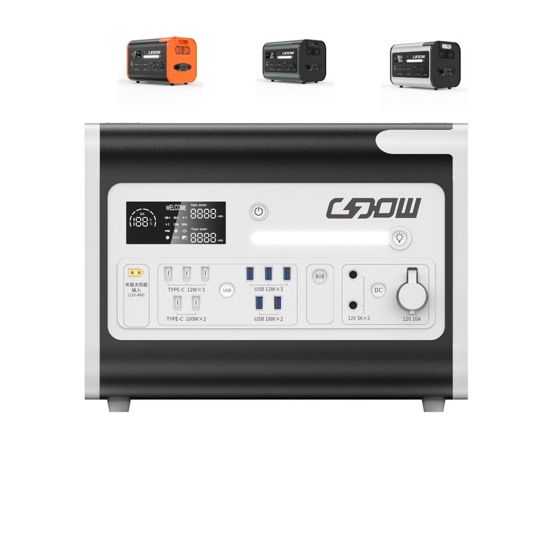 50/60Hz Wireless Charging Output Lithium Battery Generator for Home/Outdoor/Emergency