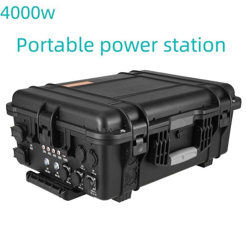 LT-40 4000W Portable Power Station 110V/220V Peak 4400W for Emergency Outdoor Travel Camping