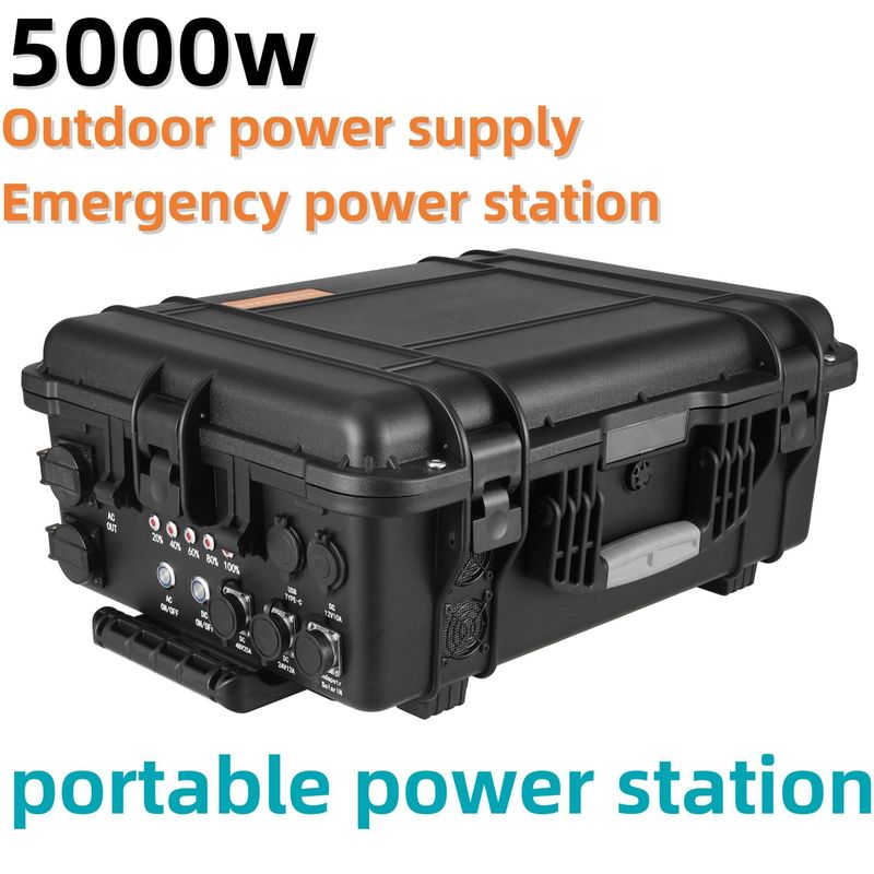 3000W/4000W/5000W Multi-Functional Portable Lithium Battery Solar Generator for Outdoor