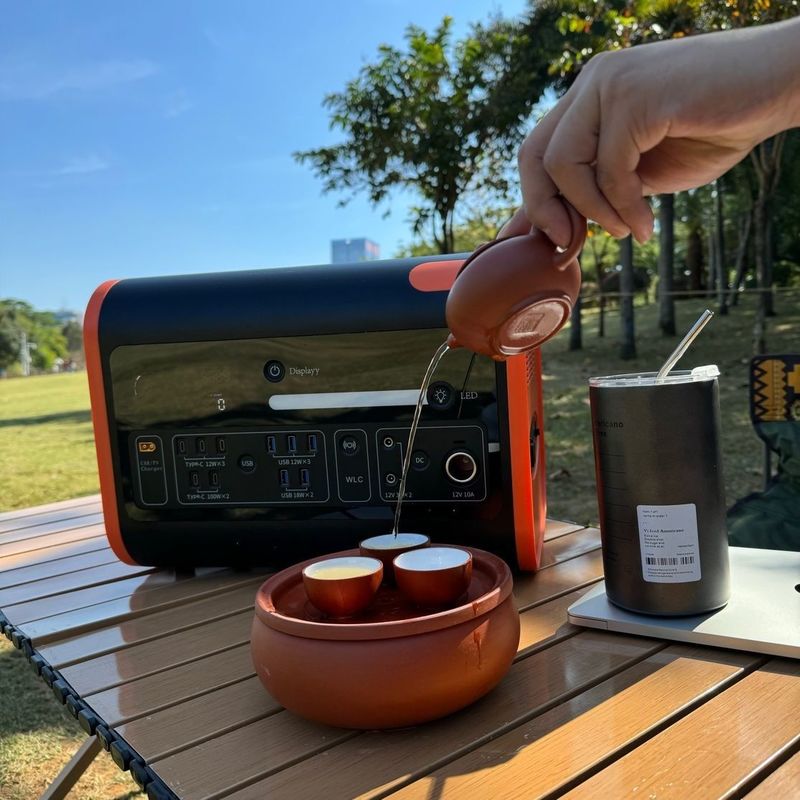 2200W 110V-220V Multi-Functional Portable Solar Power Station with Aii AC Outlet Type