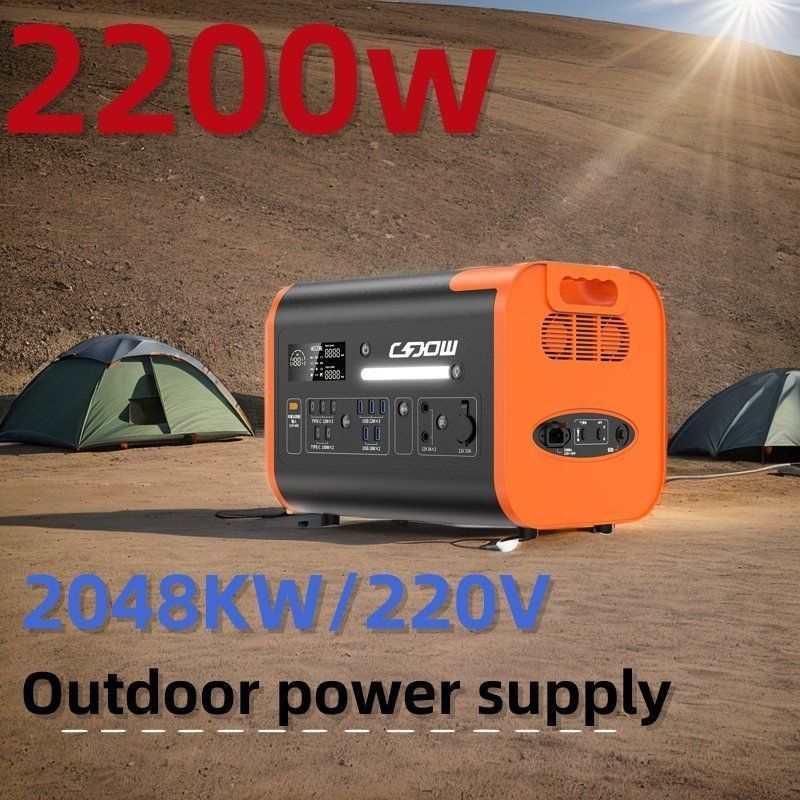 Portable Solar Generator Off Grid 600W/1000W/1800W/2200W AC 100V-120V/AC 220V-240V