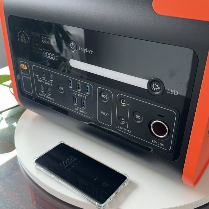 2200W Portable Power Station for LED Lighting Tape Display and Battery Removable May Not