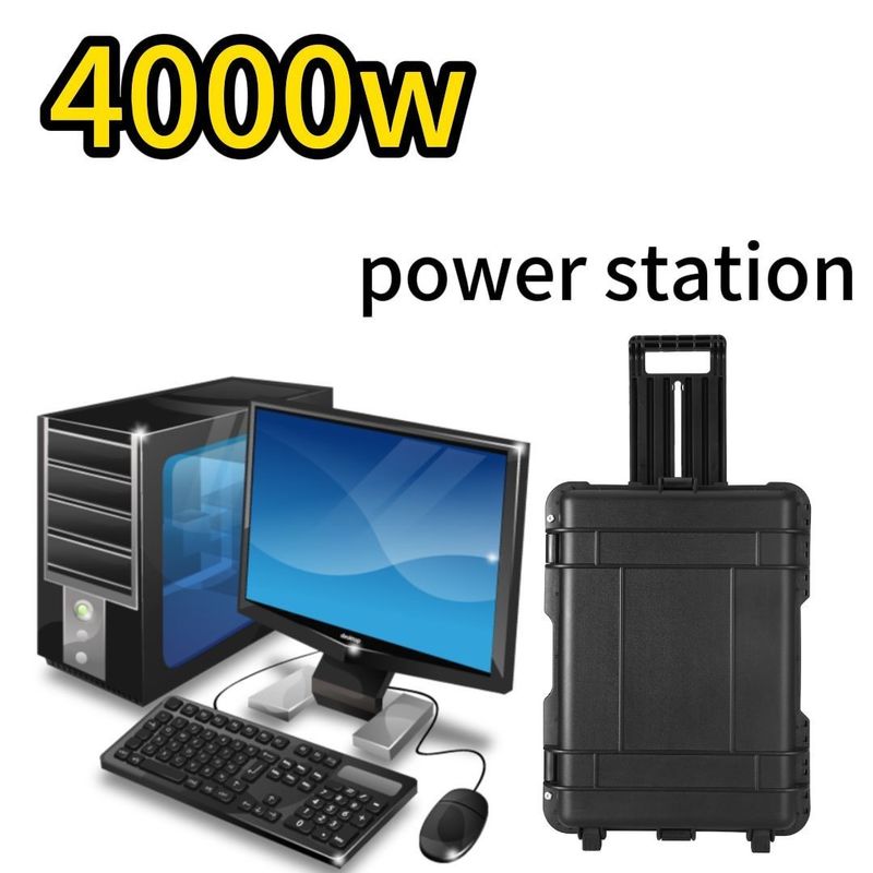 3840wh Mobile Charging Bank LT-40 for 4kw LiFePO4 Battery EV Car Mobile Power Station