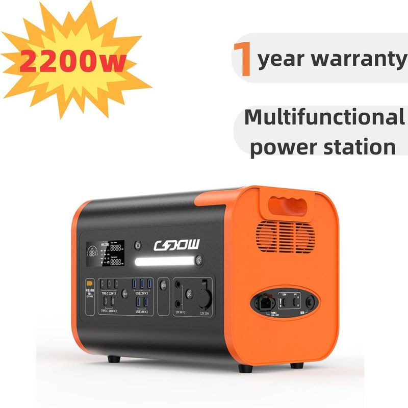 ODM OEM AC Output Voltage 100V-120V/220V-240V Home Outdoor Solar Generator for Camping