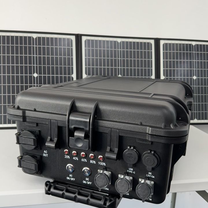 6-7h Charging Time LiFePO4 Portable Solar Camping Generator USB Mobile Power Station
