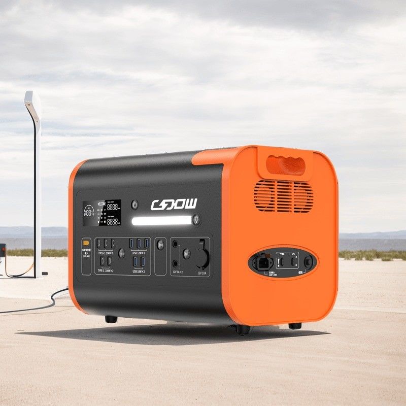 High Capacity AT22 2000W Two-Way Quick Charge Solar Power Generator for Outdoor Camping