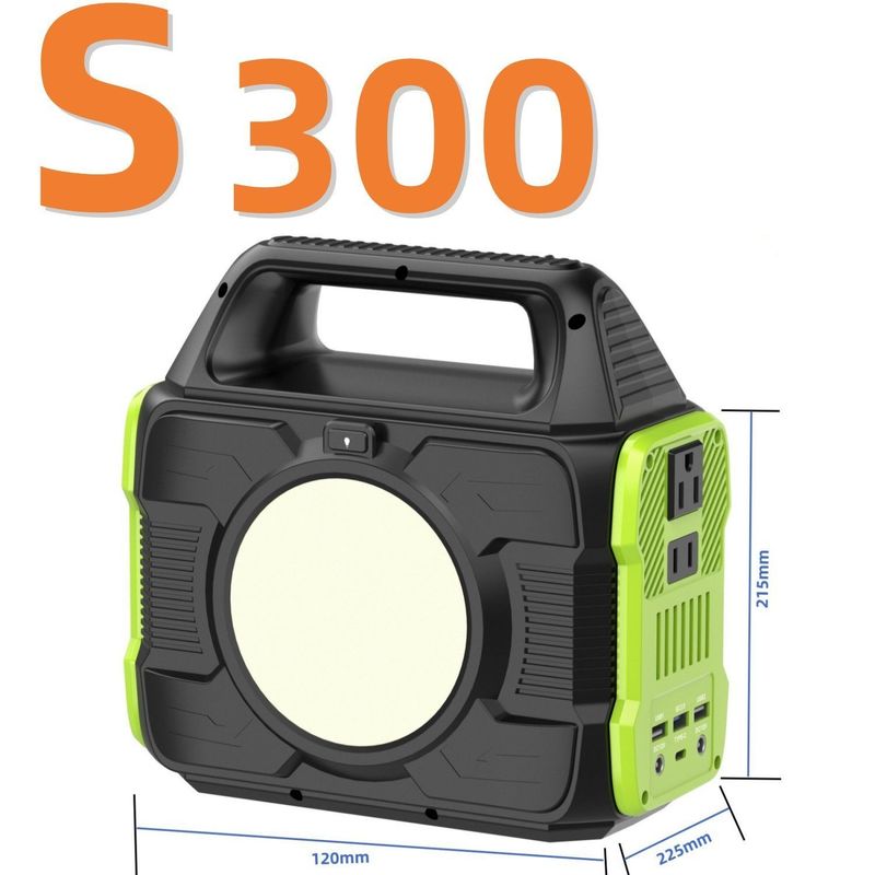 300W Mini Portable Power Station Powerful and Customizable for Emergency Power Backup