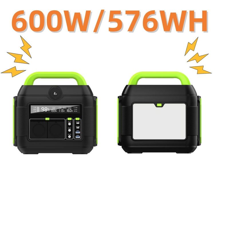 Recyclable 600W/160000mAh Fast Charging Power Station 110V Portable AC/DC/USB/Type-C Power Bank S6