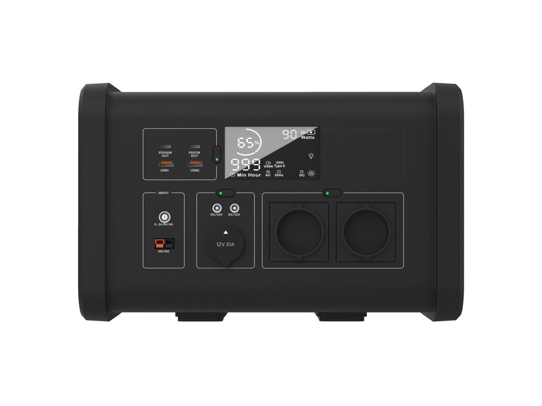 C- 40 ordm AC Output Sinusoidal Wave Solar Portable Power Station for Outdoor Camping