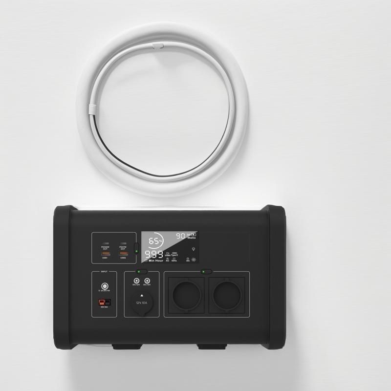 Solar Input Anderson Interface 18V/6A Max for 230V 700W LiFePO4 Portable Power Station