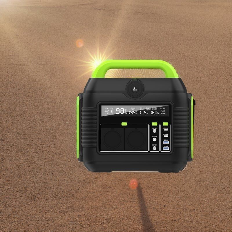 Ternary Lithium Battery 576wh Portable Solar Mobile Power Station 600W for Camping and Emergency