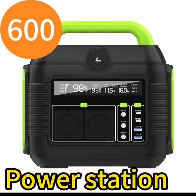 600W AC Output Portable Power Station East Asia Exporting Solar Energy Storage System