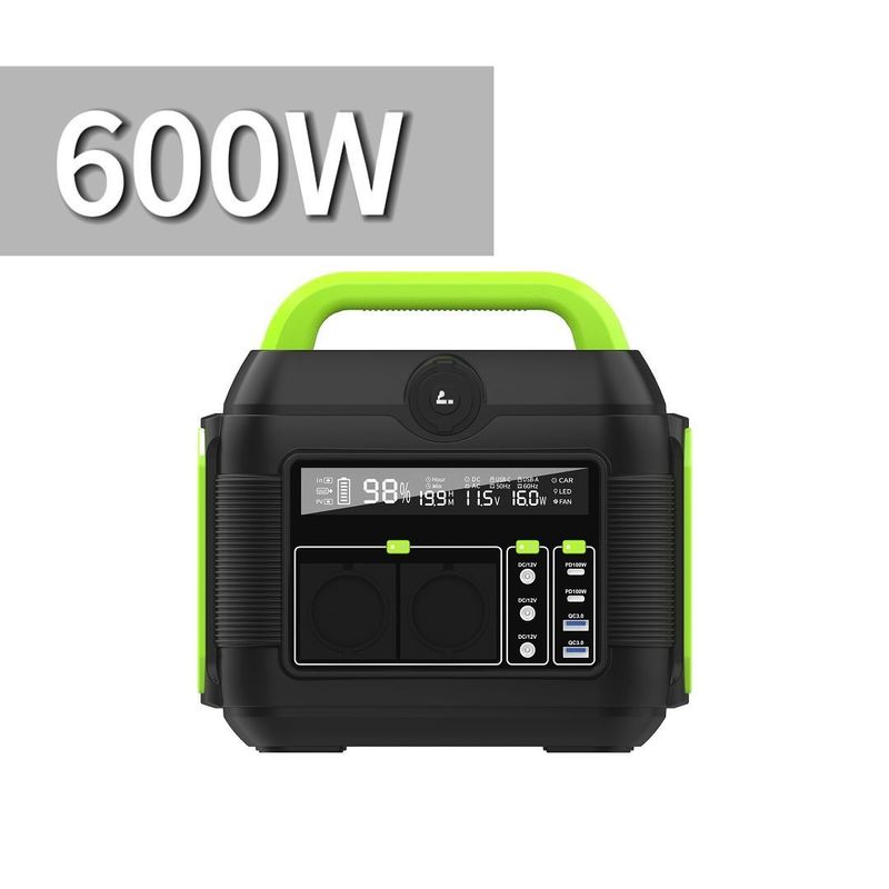 Nextgreenergy 600W Portable Solar Battery for Camping and Travel Battery Removable May Not