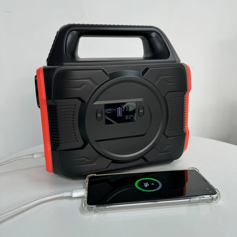 300W High Power Outdoor Camping Emergency Lithium Battery 288wh Portable Power Supply