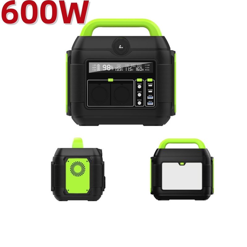 Recyclable 2024 of 600W Power Station for Outdoor Home Solar Charging Treasure Generator