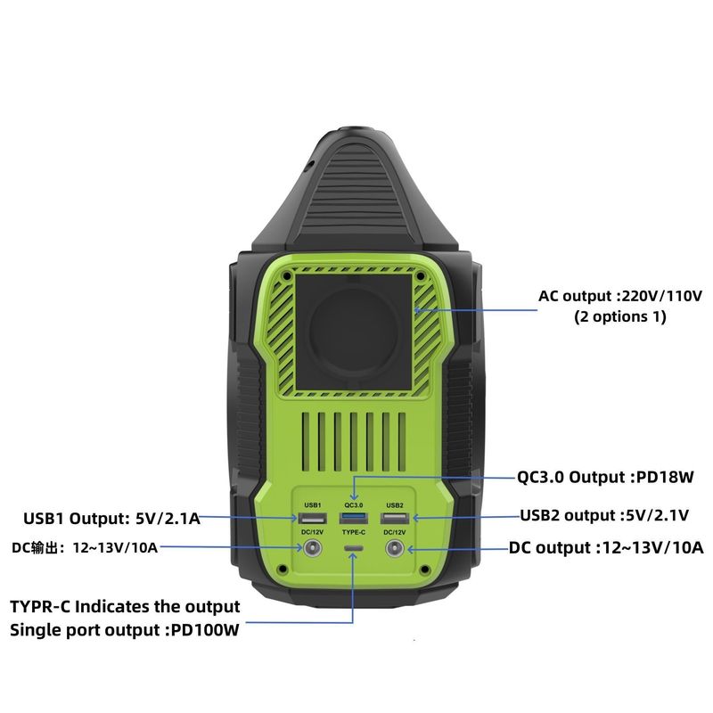 Outdoor Energy Storage Portable Power Supply 288wh 300W Your Ultimate Power Solution